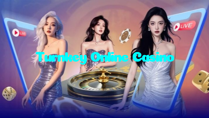 Turnkey Online Casino casino presented on mobile device in Pakistan with slots and live games